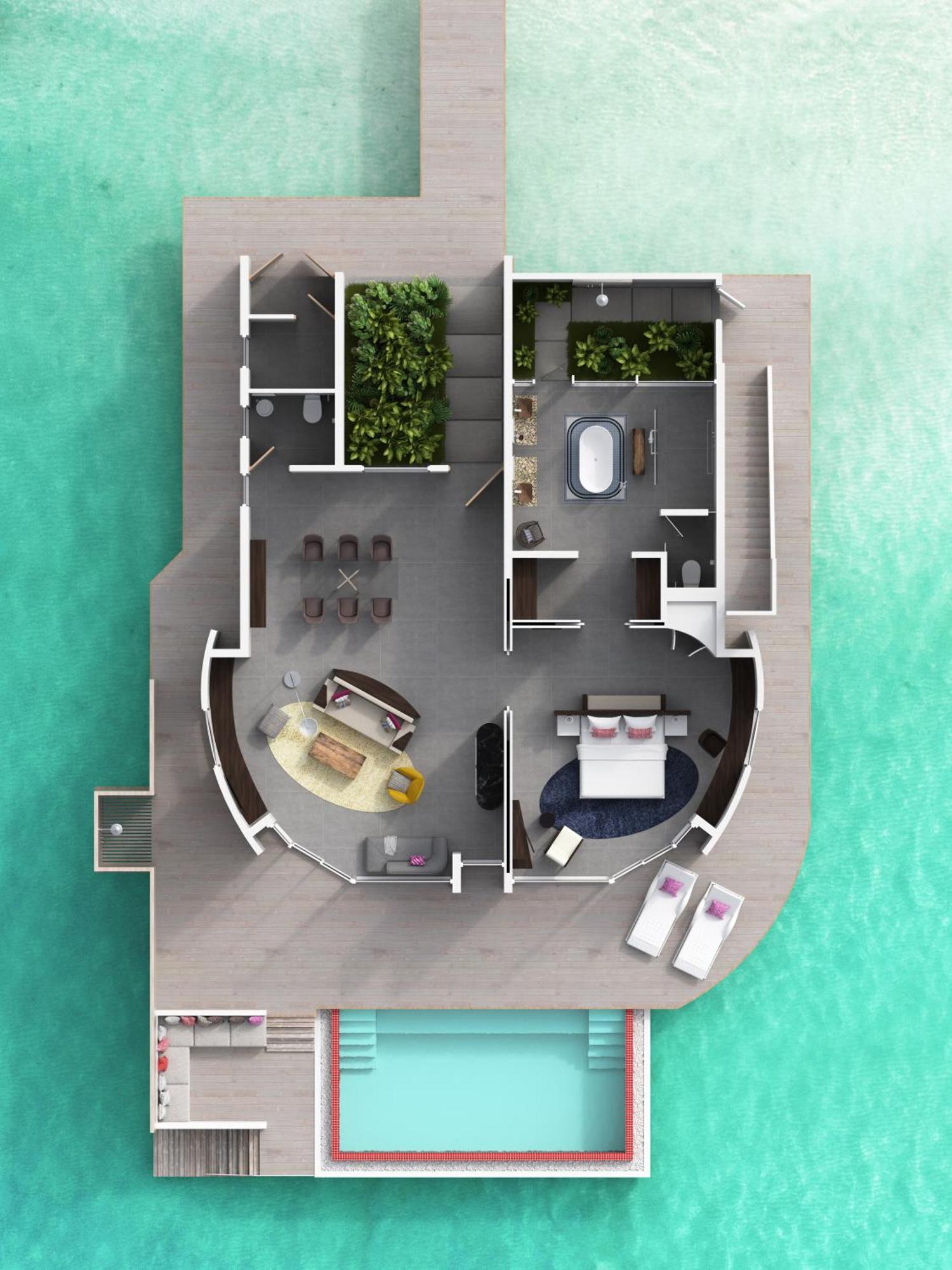 Jumeirah Olhahali Island Maldives Gaafaru Cameră foto